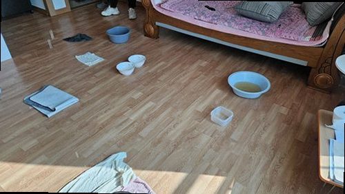 해운대구 누수탐지 중동 빌라 3층 세탁실 시공 후기 사진