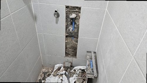 금산군 누수탐지 남이면 아파트 7층 욕실 옆방 벽 시공 후기 사진