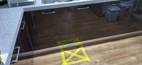 청주시 서원구 누수탐지 미평동 아파트 2층 주방 벽면 시공 후기 사진