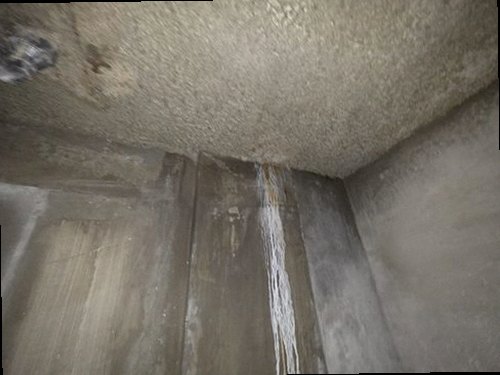 부산 중구 누수탐지 천장 얼룩과 벽면 습기 흔적을 확인하는 점검 모습