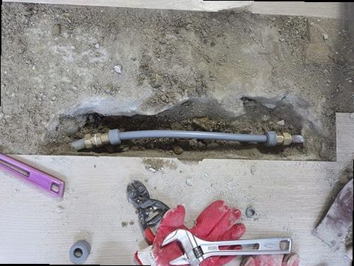 금산군 누수탐지 남이면 단독주택 1층 마당 급수관 시공 후기 사진