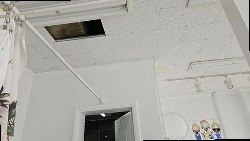 부산 북구 누수탐지 덕천동 상가건물 2층 카페 천장 시공 후기 사진