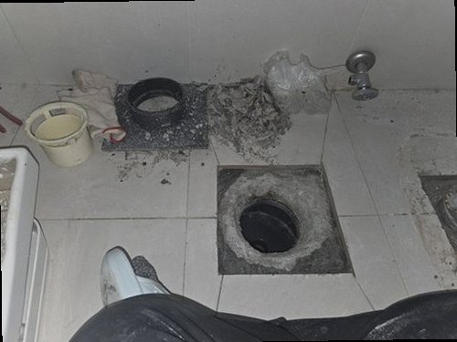 해운대구 누수탐지 우동 오피스텔 14층 복도 벽면 시공 후기 사진