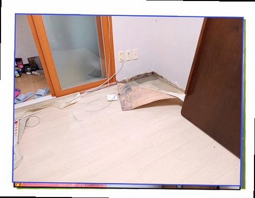 부산 서구 누수탐지 벽면 물자국과 주변 상태를 확인하는 모습