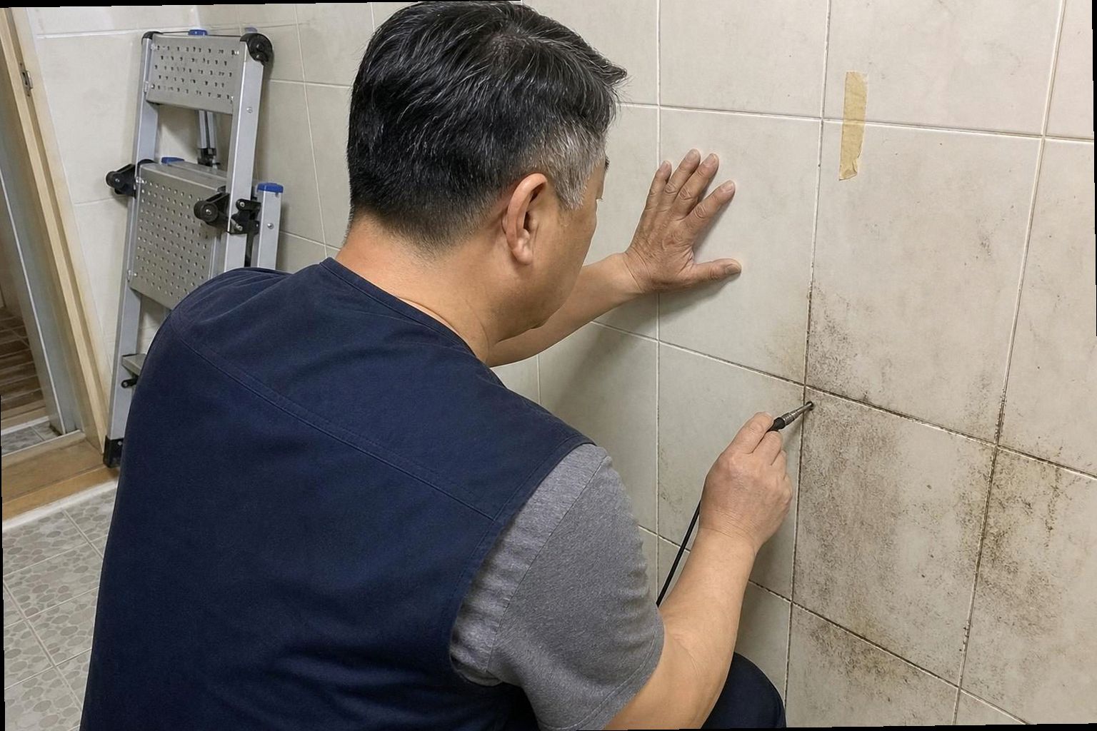부산 강서구 누수탐지 현장 작업