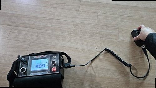 금정구 누수탐지 배관 유형별로 젖은 자국이 번지는 방향을 나타낸 점검 도해