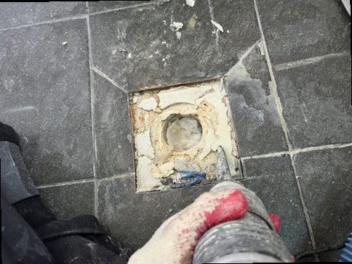 부산 동구 누수탐지 초량동 오피스텔 11층 현관 바닥 시공 후기 사진
