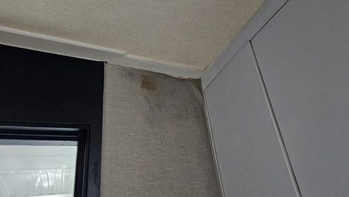 부산 중구 누수탐지 부평동 아파트 5층 안방 벽면 시공 후기 사진
