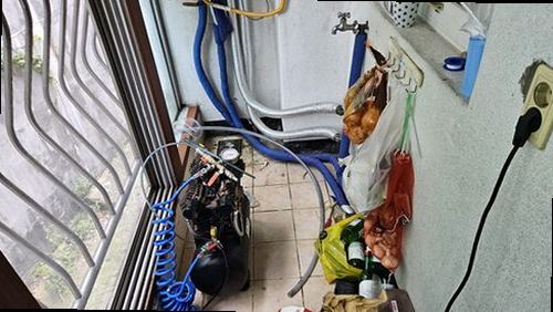 부산 북구 누수탐지 정관동 아파트 7층 베란다 시공 후기 사진