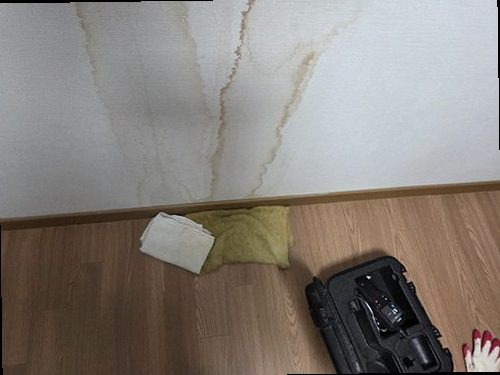 부산 서구 누수탐지 서대신동 연립주택 3층 욕실과 아래층 거실 시공 후기 사진