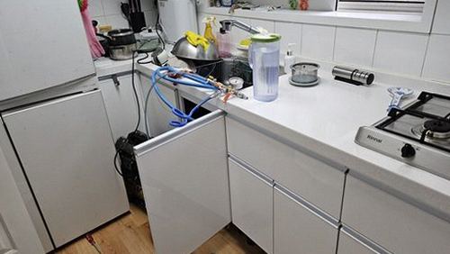 청주시 서원구 누수탐지 사창동 연립주택 2층 주방 시공 후기 사진