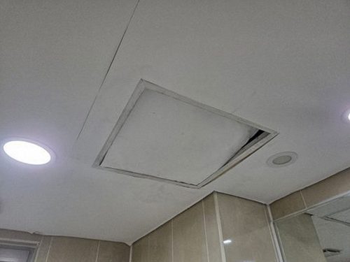 청주시 서원구 누수탐지 사창동 상가 2층 천장 안쪽 시공 후기 사진