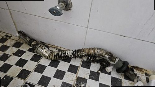 기장군 누수탐지 정관읍 상가 2층 천장 인근 시공 후기 사진