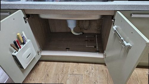 영도구 누수탐지 영선동 빌라 2층 주방 싱크대 아래 시공 후기 사진