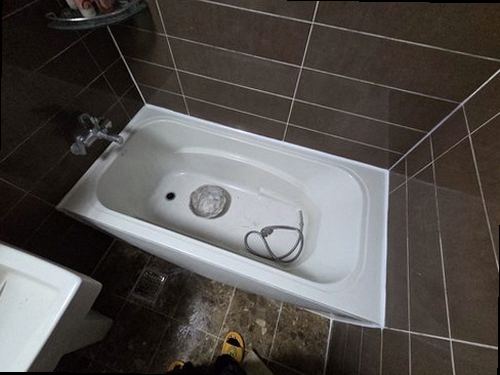 청주시 서원구 누수탐지 미평동 빌라 2층 복도와 욕실 시공 후기 사진
