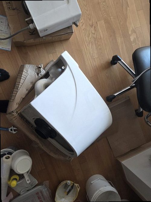 청주시 흥덕구 누수탐지 운천동 빌라 2층 보일러실 바닥 시공 후기 사진