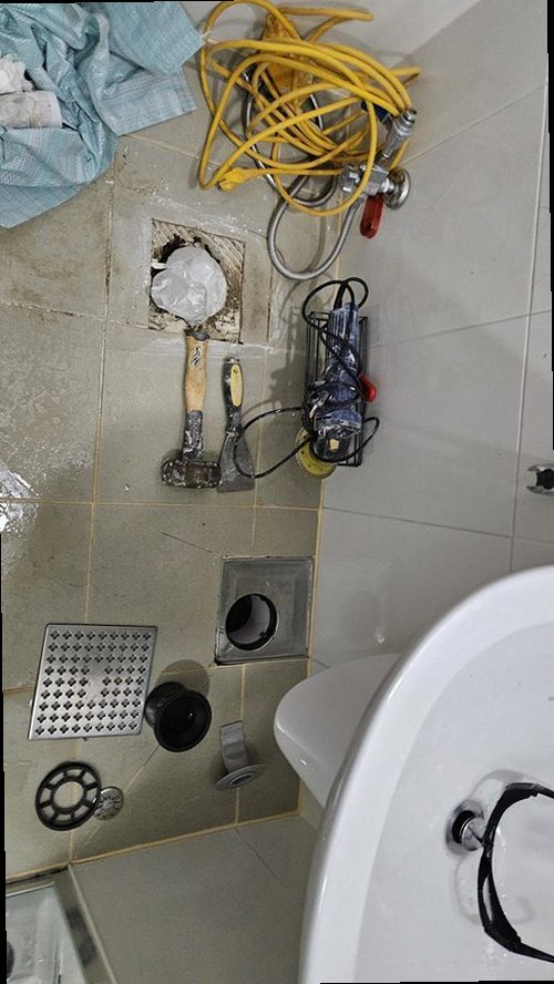 청주시 청원구 누수탐지 사천동 상가 1층 화장실 벽면 시공 후기 사진