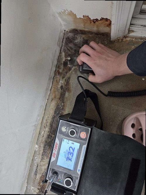 사상구 누수탐지 모라동 오피스텔 8층 거실 벽면 시공 후기 사진