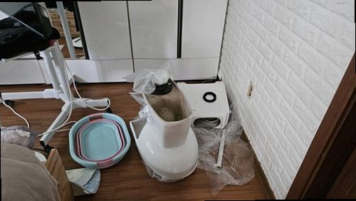 부산 중구 누수탐지 창선동 아파트 5층 작은방 벽면 시공 후기 사진