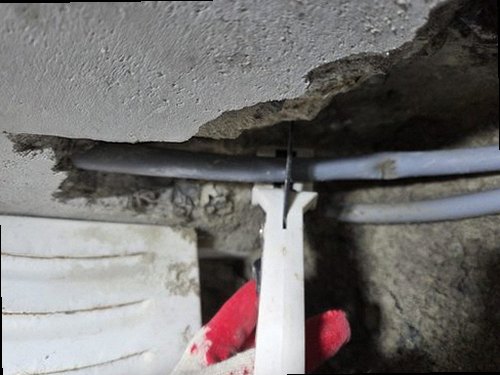 청주시 흥덕구 누수탐지 송정동 아파트 5층 세탁실 벽면 시공 후기 사진