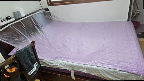 부산 동구 누수탐지 수정동 공동주택 9층 복도 옆 안방 시공 후기 사진
