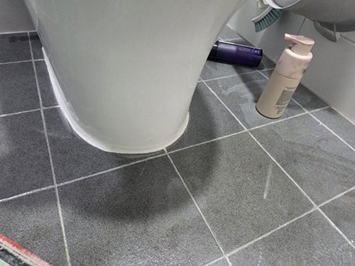 대덕구 누수탐지 법동 아파트 5층 욕실 앞 시공 후기 사진