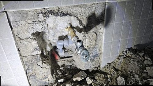 부여군 누수탐지 석성면 아파트 5층 작은방 벽면 시공 후기 사진
