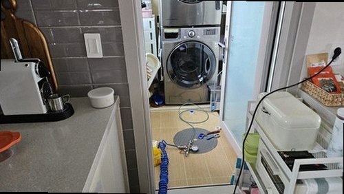 부산 남구 누수탐지 대연동 단독주택 마당 수도관 주변 시공 후기 사진