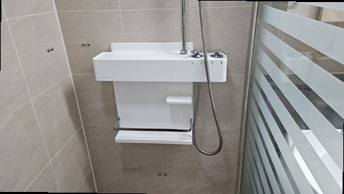부산 북구 누수탐지 화명동 아파트 13층 욕실 앞 바닥 시공 후기 사진
