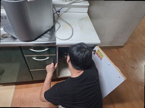 부산 강서구 누수탐지 가락동 빌라 2층 주방 벽면 시공 후기 사진