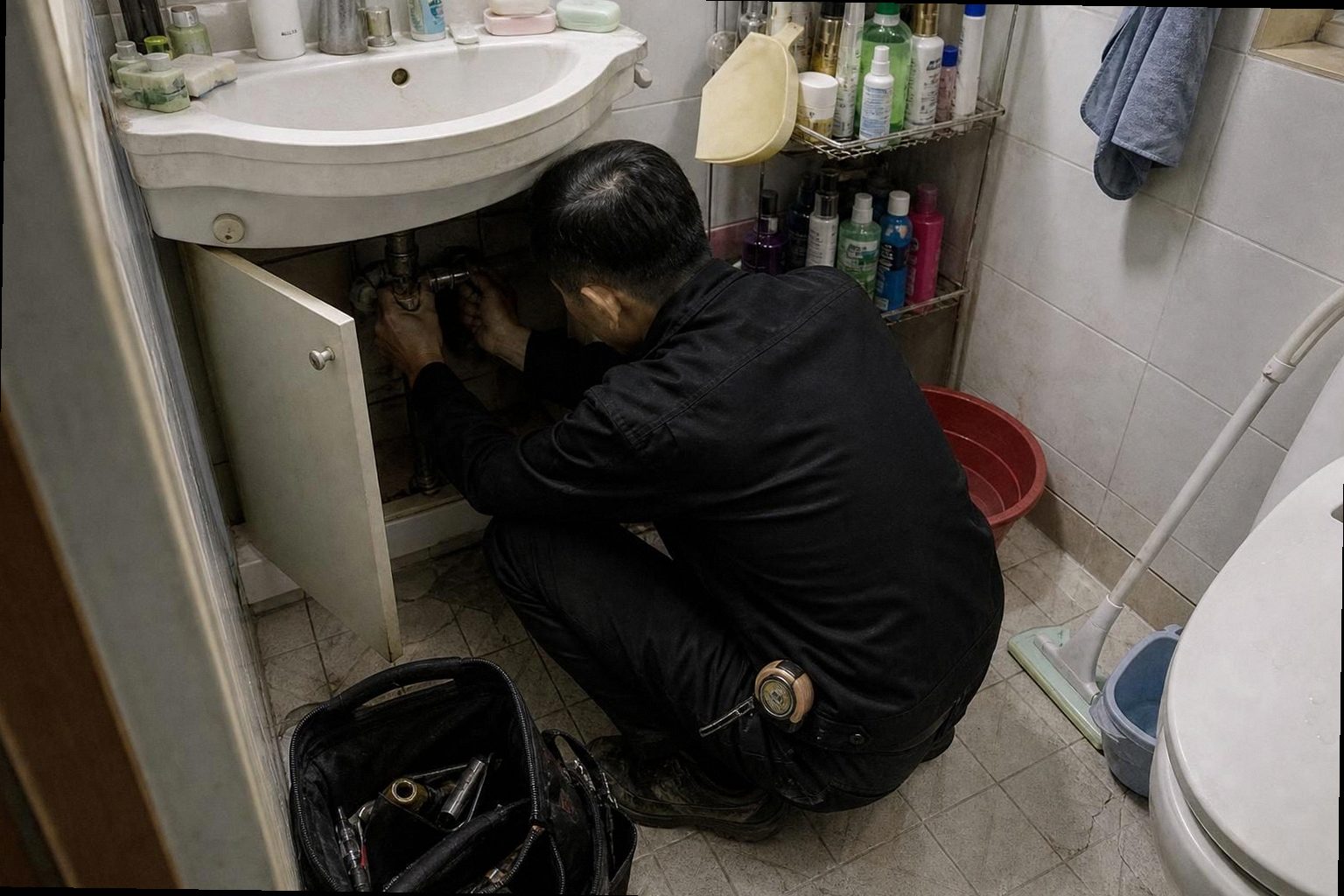 동래구 누수탐지 현장 작업 동래구 누수탐지 현장 작업