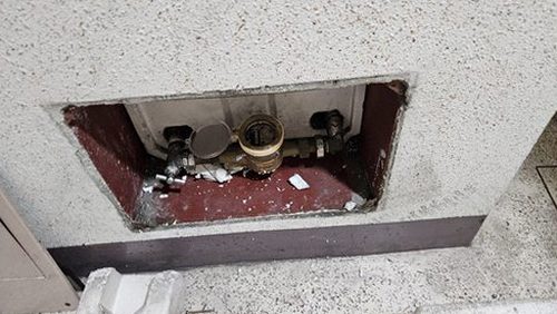 부산 남구 누수탐지 대연동 오피스텔 6층 세탁실 시공 후기 사진