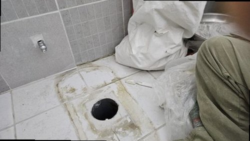 금산군 누수탐지 복수면 아파트 7층 복도 벽면 시공 후기 사진