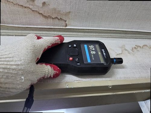 부산진구 누수탐지 부암동 빌라 2층 거실 벽면 시공 후기 사진