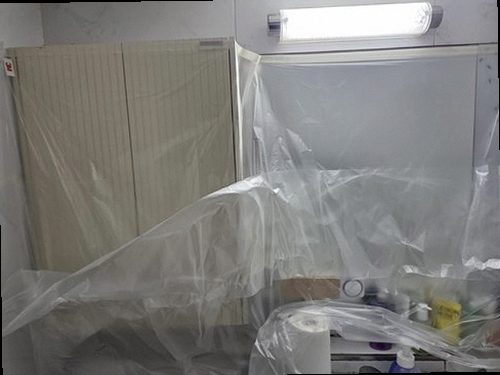 부산 남구 누수탐지 대연동 상가 2층 사무실 천장 시공 후기 사진
