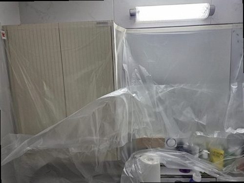 사상구 누수탐지 주례동 상가 2층 화장실 옆 벽 시공 후기 사진