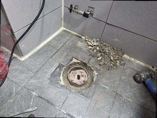 부산 북구 누수탐지 화명동 아파트 6층 욕실 시공 후기 사진