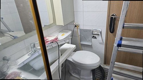 기장군 누수탐지 일광읍 오피스텔 8층 화장실 시공 후기 사진