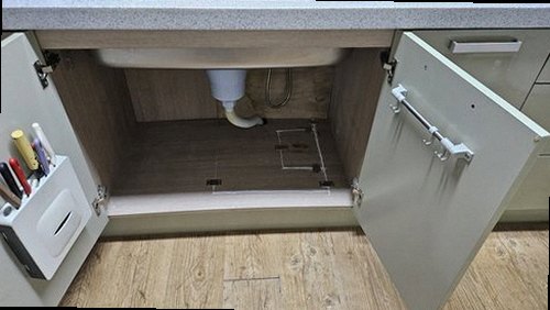 부산 중구 누수탐지 대청동 빌라 2층 주방 싱크대 아래 시공 후기 사진