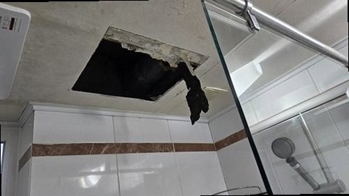 성동구 누수탐지 왕십리도선동 오피스텔 10층 세탁실 시공 후기 사진