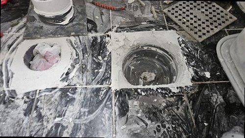 송파구 누수탐지 삼전동 아파트 10층 욕실 앞 복도 시공 후기 사진