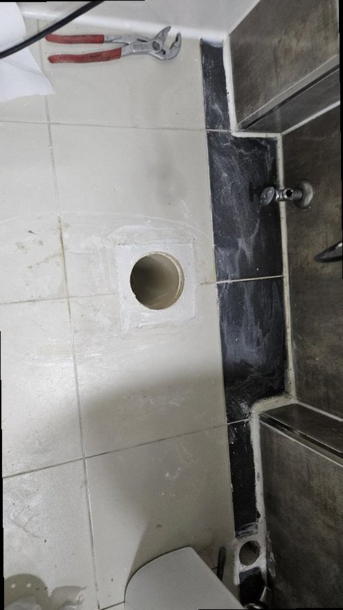 세종시 누수탐지 새롬동 아파트 5층 욕실 문턱 시공 후기 사진