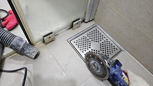 세종시 누수탐지 종촌동 상가 1층 화장실 앞 시공 후기 사진