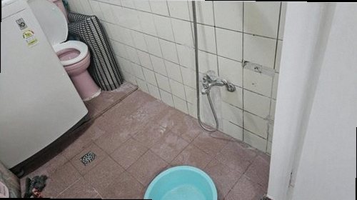 성북구 누수탐지 수도계량기 별침과 욕실 바닥 누수 점검 모습