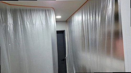 누수탐지 가스 탐지와 청음 탐지 장비로 배관 위치를 확인하는 현장