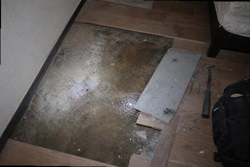 팔달구 누수탐지 안방 벽지에 번진 얼룩과 창틀 주변 습기 상태