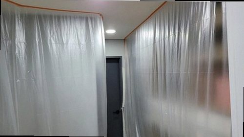 누수탐지 아랫집 천장 누수 피해와 현장 점검 모습