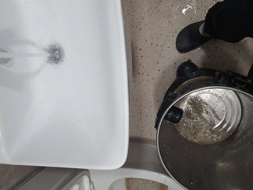 은평구 증산동 하수구막힘 — 베란다 배수구 역류
