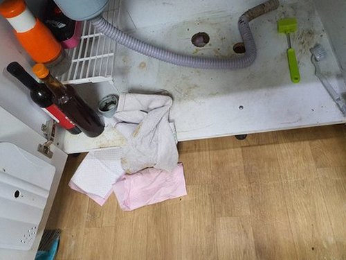 팔달구 영동 하수구막힘 — 냄새와 배수 지연
