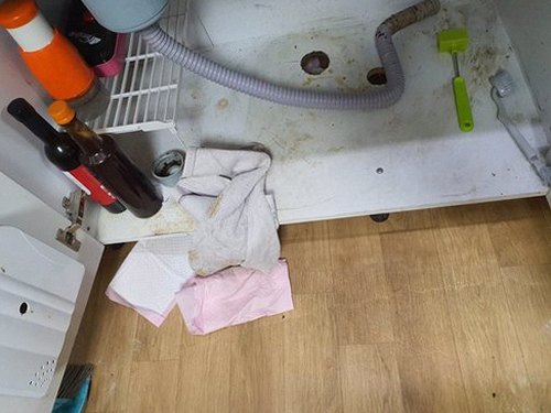 단원구 목내동 하수구막힘 — 비 오는 날 반복된 역류